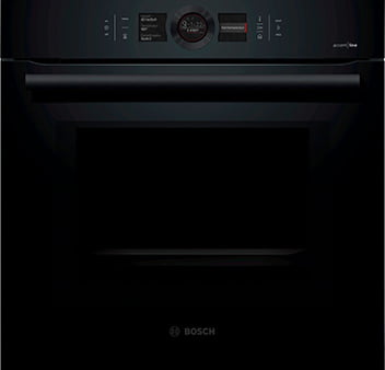 Bosch Einbau Backofen der Serie 8 accent line in schwarz mit künstlicher intelligenz