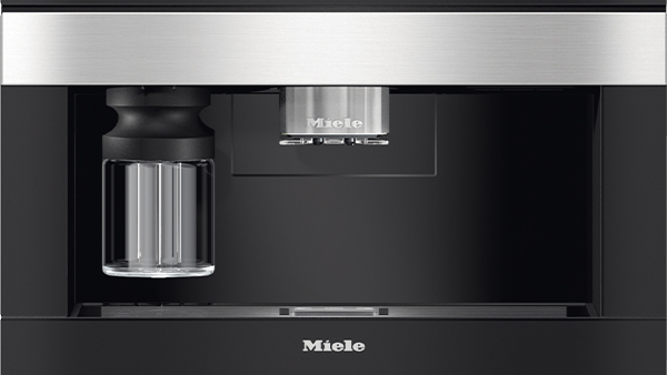 einbau kaffeevollautomat cva 7840 von miele mit drei bohnenbehältern