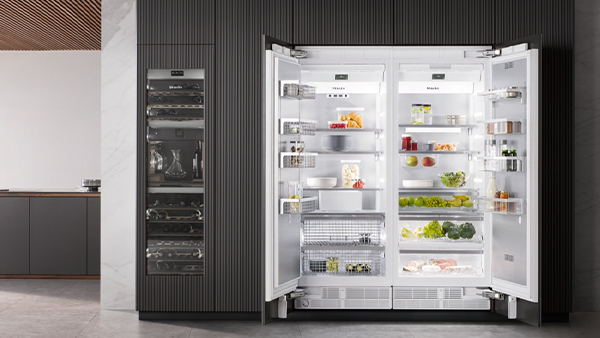 miele mastercool side by side mit weinklimaschrank