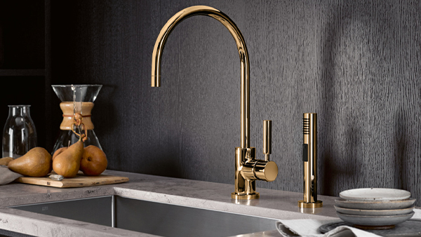 dornbracht armatur in gold