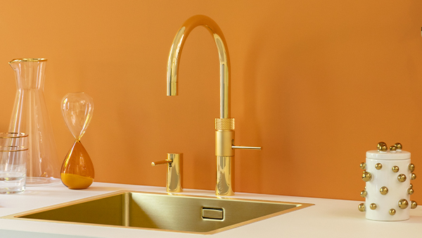 quooker armatur in gold