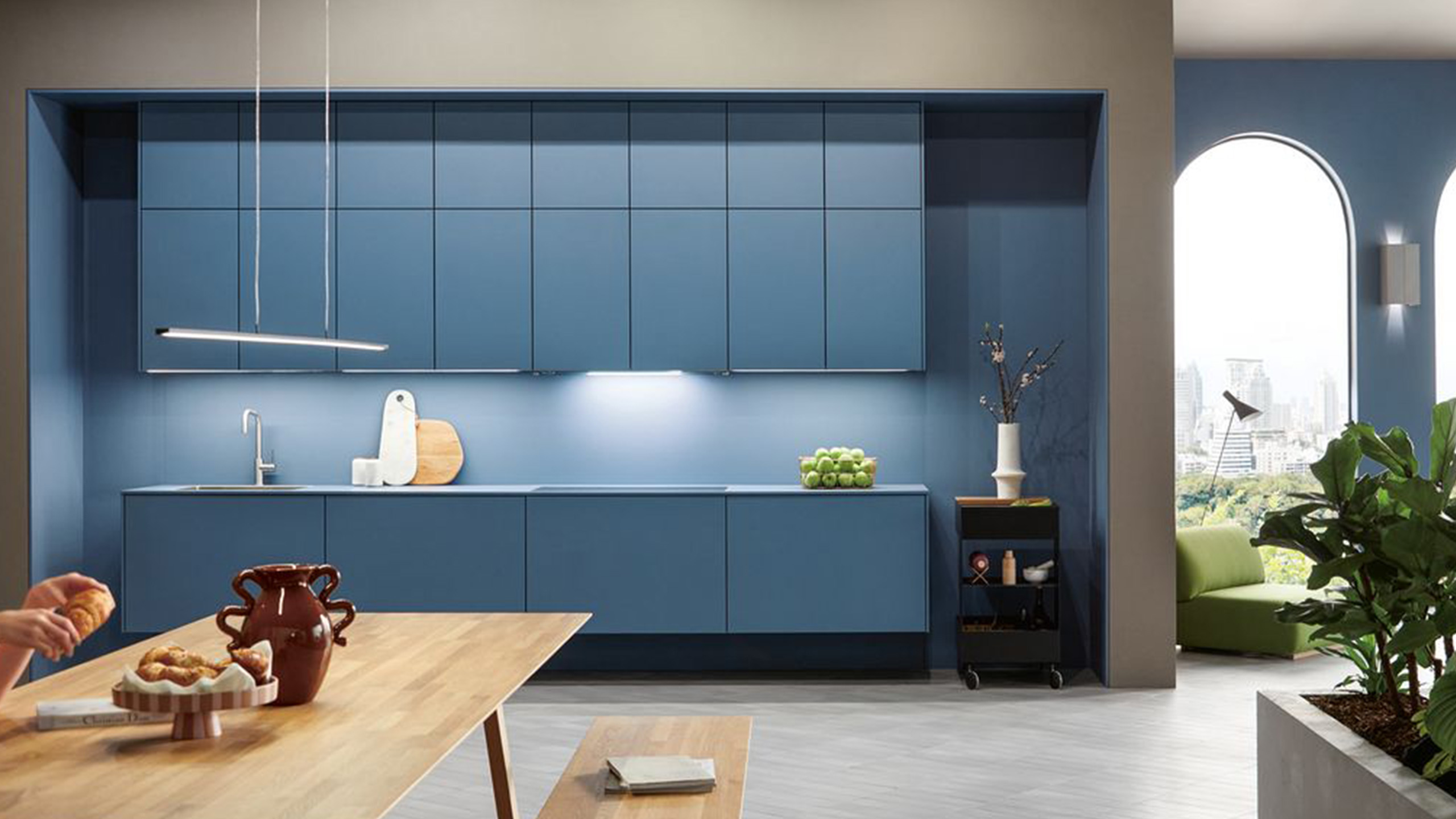 Blau in der Küche Blaue Küchen und wie man sie am Besten kombiniert Küchen Staude