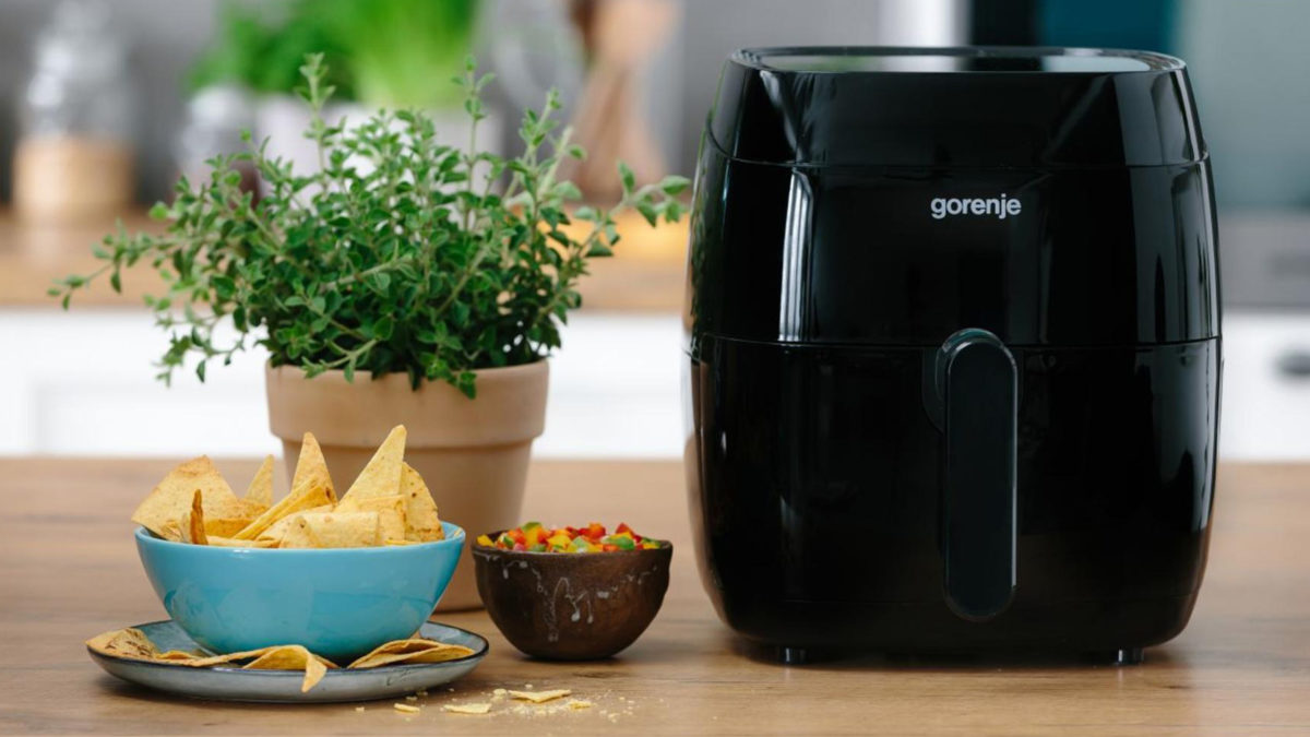 gorenje airfryer in schwarz