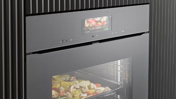 miele smart food id backofen mit ki der auf dem display das gericht anzeigt