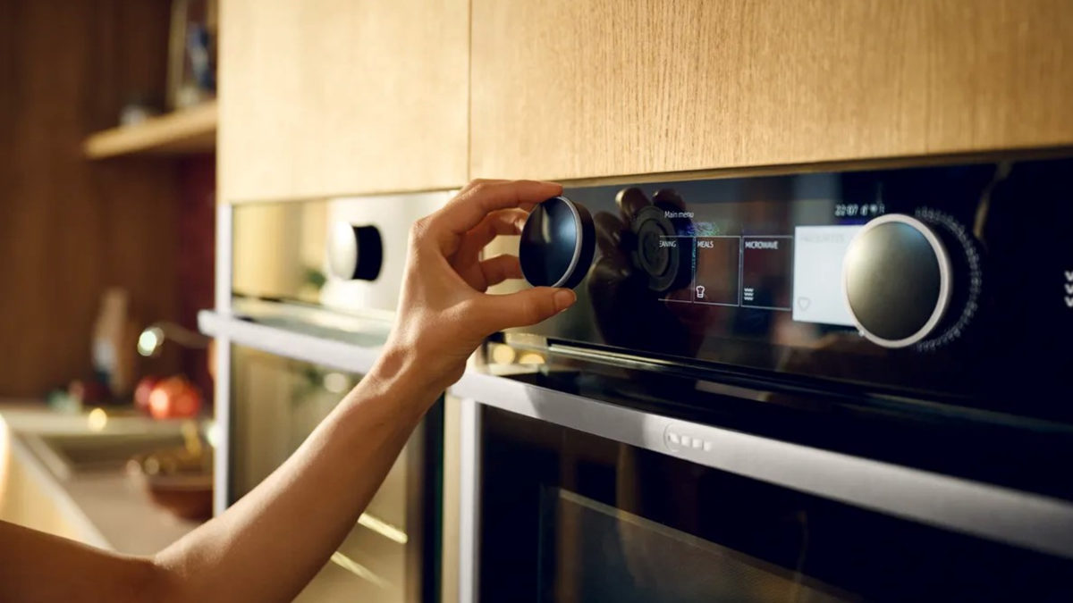 neff flex concept bedienring magnetisch am backofen