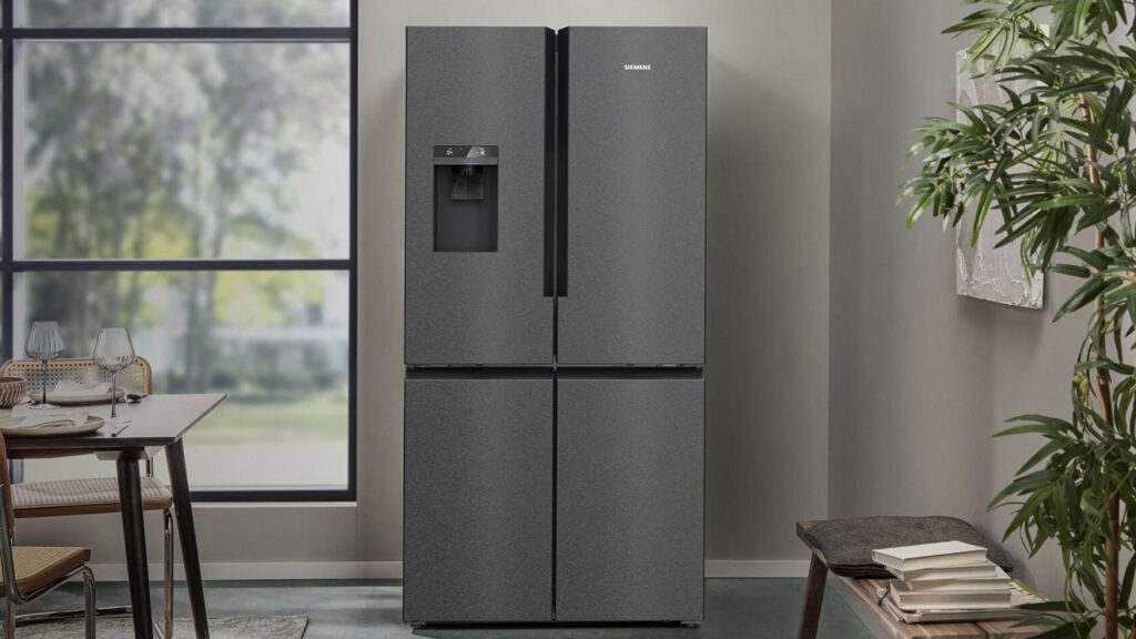 freistehender siemens iq700 french door kühlschrank mit icemaker