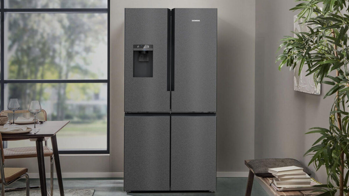 freistehender siemens iq700 french door kühlschrank mit icemaker