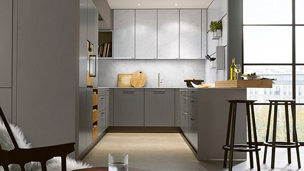 kleine next125 u-küche in grau