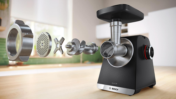 bosch multipower fleischwolf mit verschiedenen aufsatz elementen