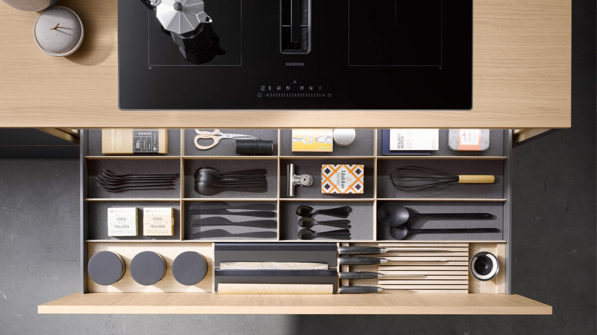 häcker systemat schublade mit einsatz