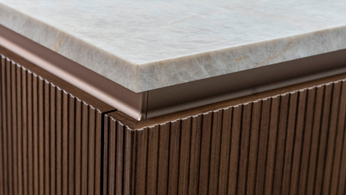 leicht küche bossa steinarbeitsplatte