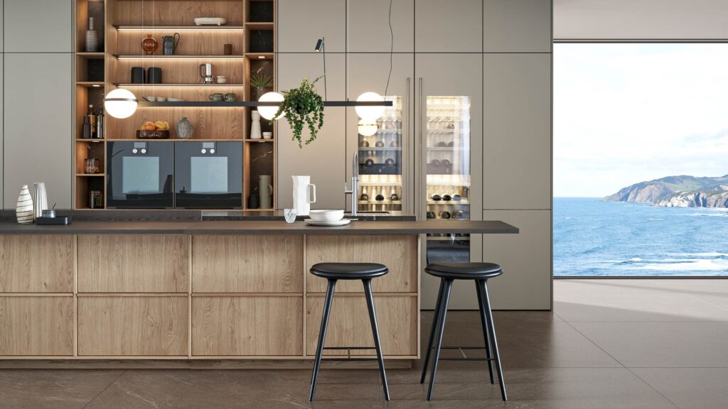 leicht küche kyoto mit ausblick