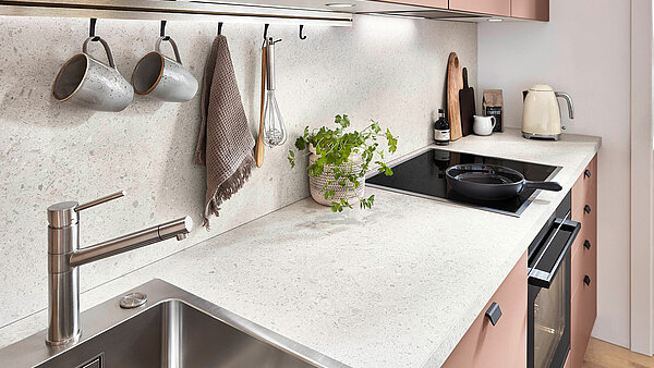 nobilia terrazzo dekor arbeitsplatte