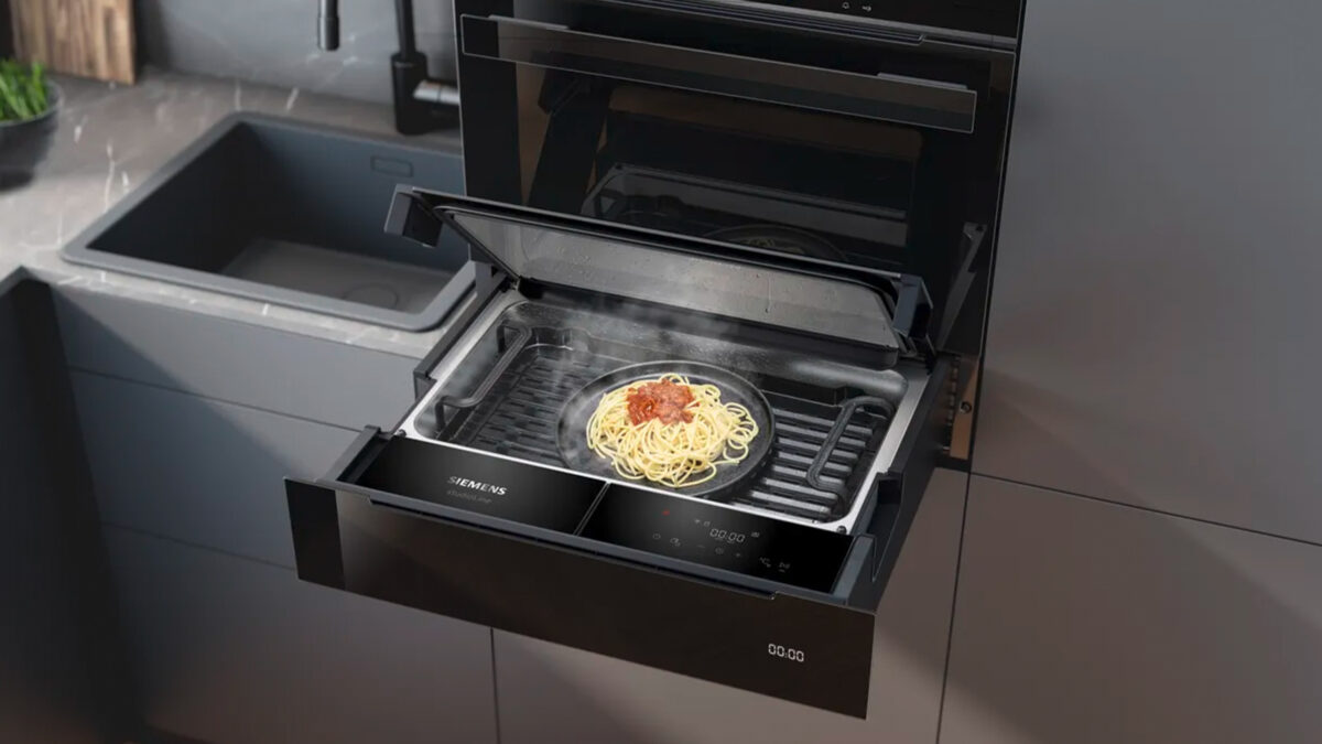 spagetti bolognese in der siemens dampfschublade