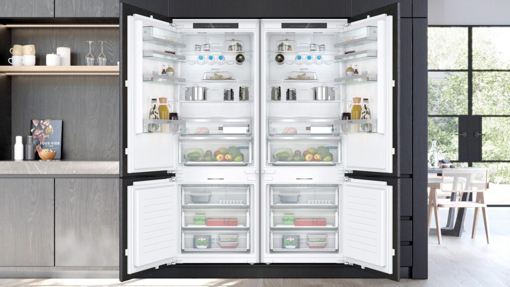 Siemens side by side kühlschrank mit speisen
